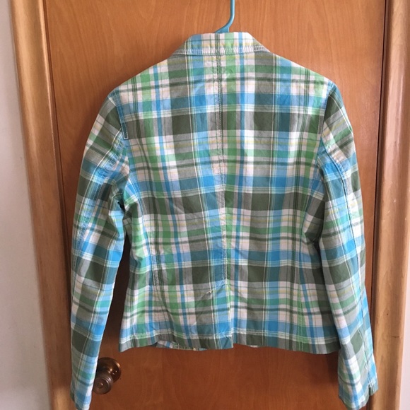 Gap plaid blazer. Super cute! Size 4 - Picture 2 of 4